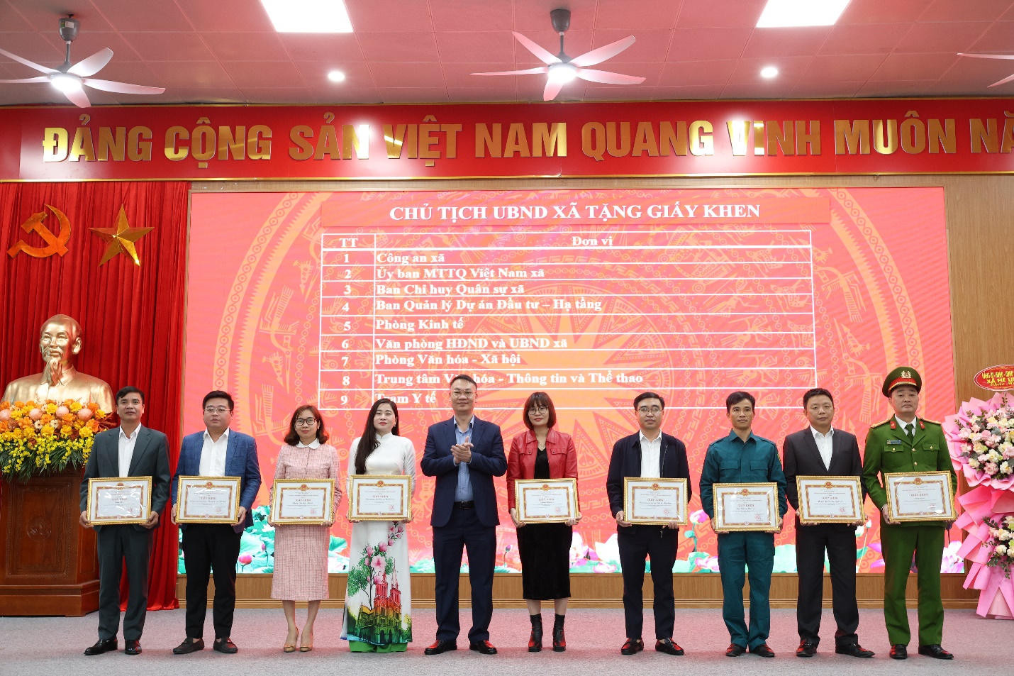 Xã Mê Linh biểu dương các tập thể, cá nhân tiêu biểu trong Công tác Giải phóng mặt bằng đường Vành đai 4- Ảnh 2.