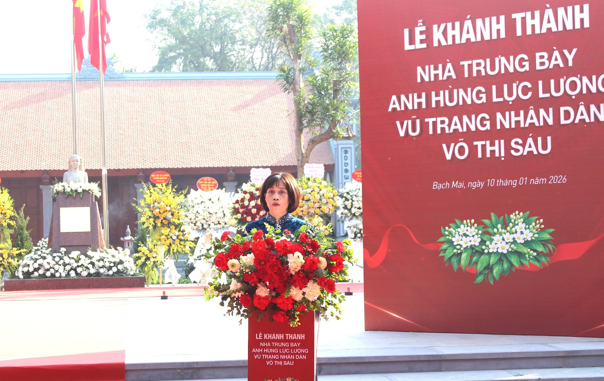 Khánh thành Nhà trưng bày Anh hùng lực lượng vũ trang nhân dân Võ Thị Sáu- Ảnh 3.