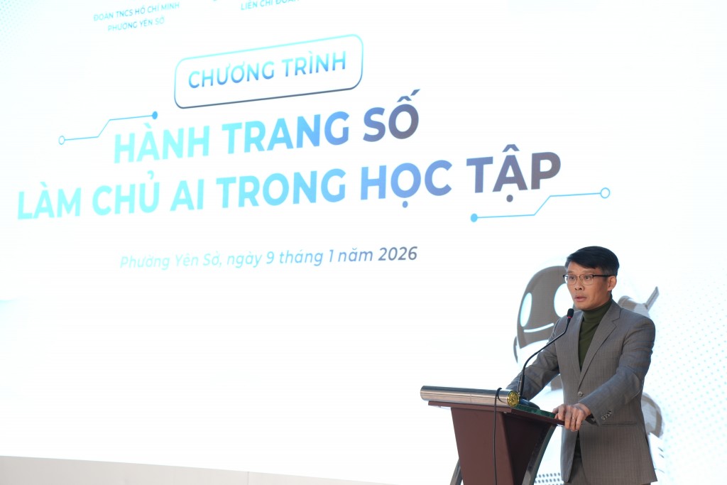 Hành trang số - Làm chủ AI trong học tập học sinh Yên Sở phát triển bền vững- Ảnh 2.