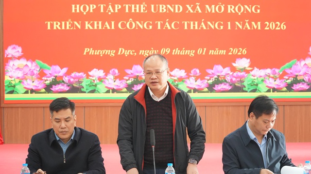 Xã Phượng Dực: Tập trung triển khai nhiệm vụ trọng tâm tháng 1 năm 2026 và chuẩn bị đón Tết Nguyên đán Bính Ngọ- Ảnh 1.