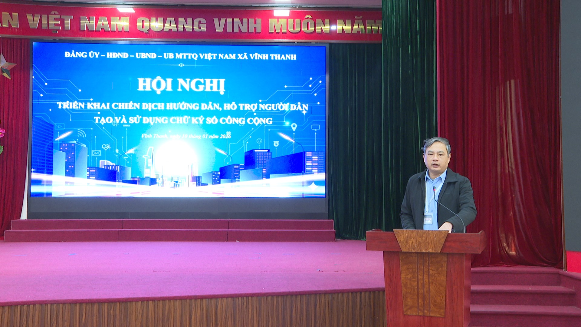 ĐẢNG ỦY – HĐND – UBND – UB MTTQ VIỆT NAM XÃ VĨNH THANH TRIỂN KHAI CHIẾN DỊCH HƯỚNG DẪN, HỖ TRỢ NGƯỜI DÂN TẠO VÀ SỬ DỤNG CHỮ KÝ SỐ CÔNG CỘNG- Ảnh 1.