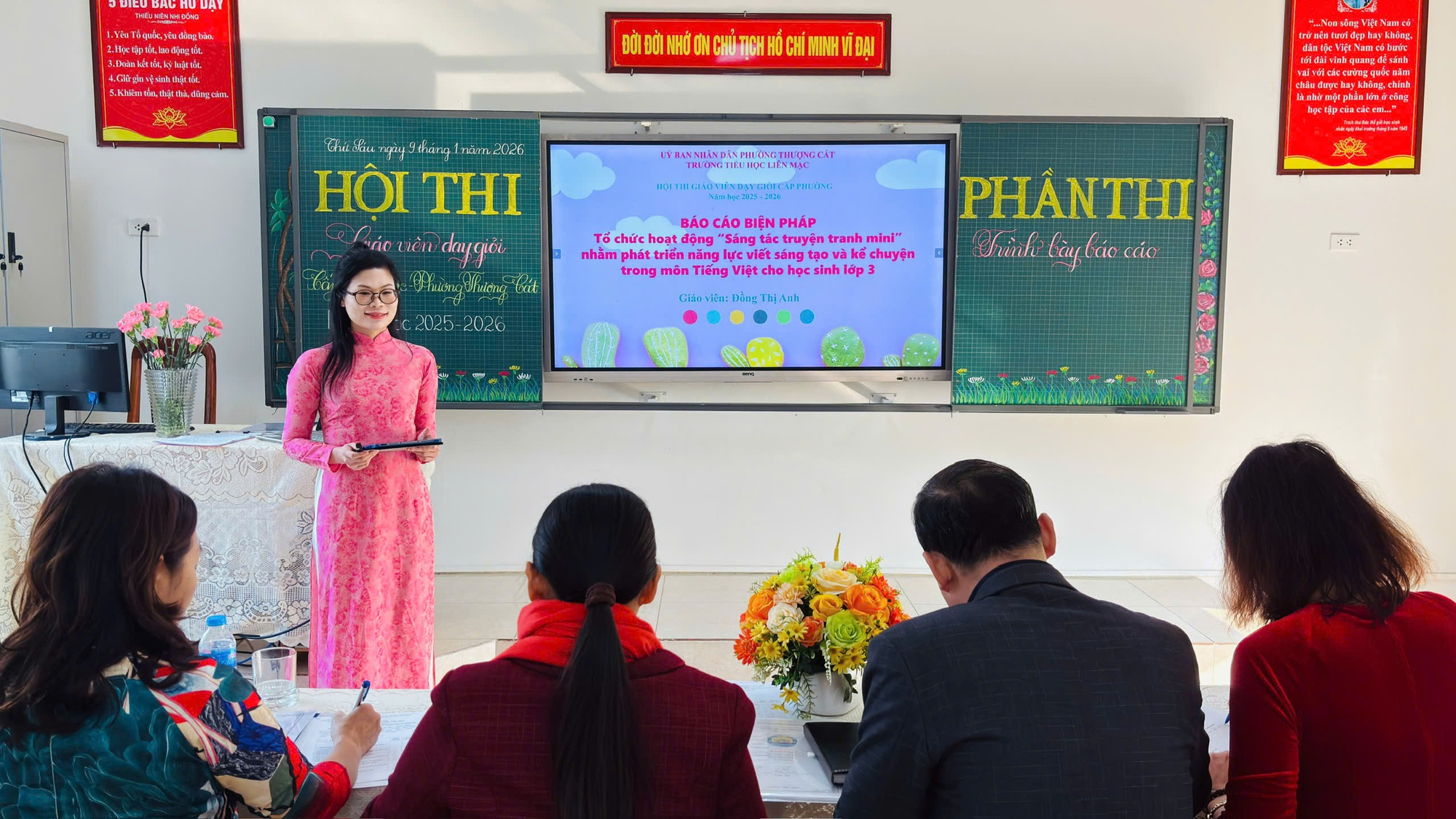 UBND phường Thượng Cát Tổ chức Hội thi giáo viên dạy giỏi cấp Tiểu học phường Thượng Cát, năm học 2025 – 2026- Ảnh 2.