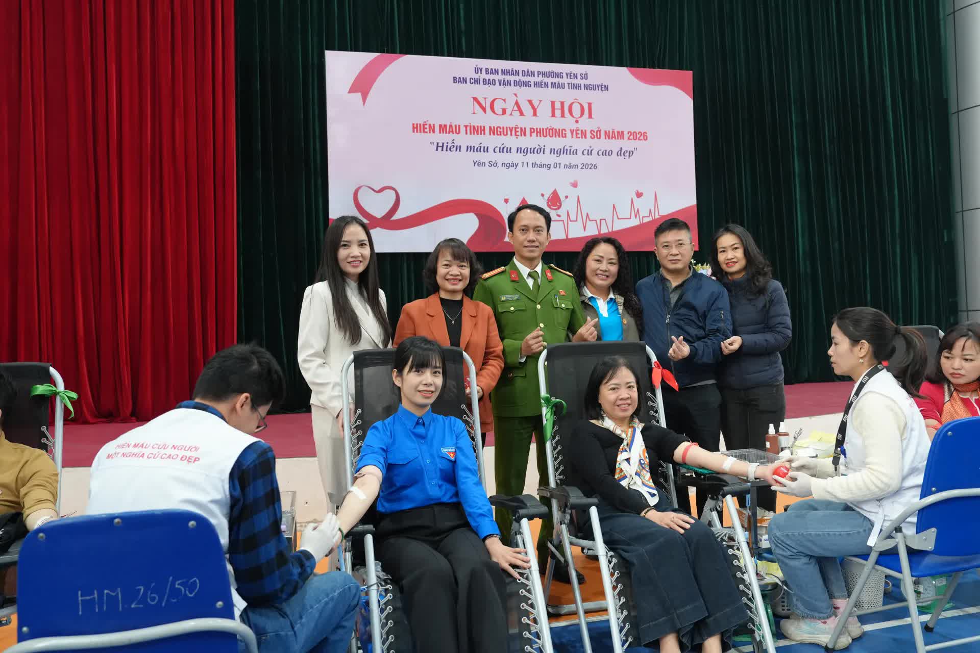 Ngày hội hiến máu phường Yên Sở năm 2026- Ảnh 1.