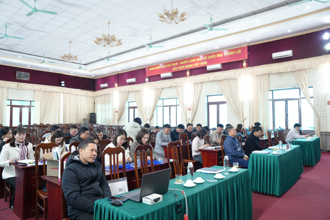 Xã Hạ Bằng: Tập huấn nghiệp vụ tổng điều tra kinh tế năm 2026- Ảnh 1.
