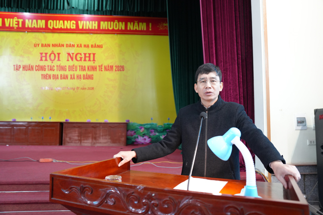 Xã Hạ Bằng: Tập huấn nghiệp vụ tổng điều tra kinh tế năm 2026- Ảnh 2.