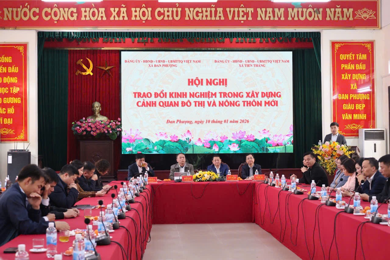 Hội nghị trao đổi kinh nghiệm trong xây dựng cảnh quan đô thị và nông thôn mới.- Ảnh 1.