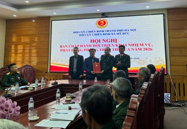 Hội CCB xã Mỹ Đức: Triển khai nhiệm vụ và Phát động phong trào thi đua năm 2026- Ảnh 6.