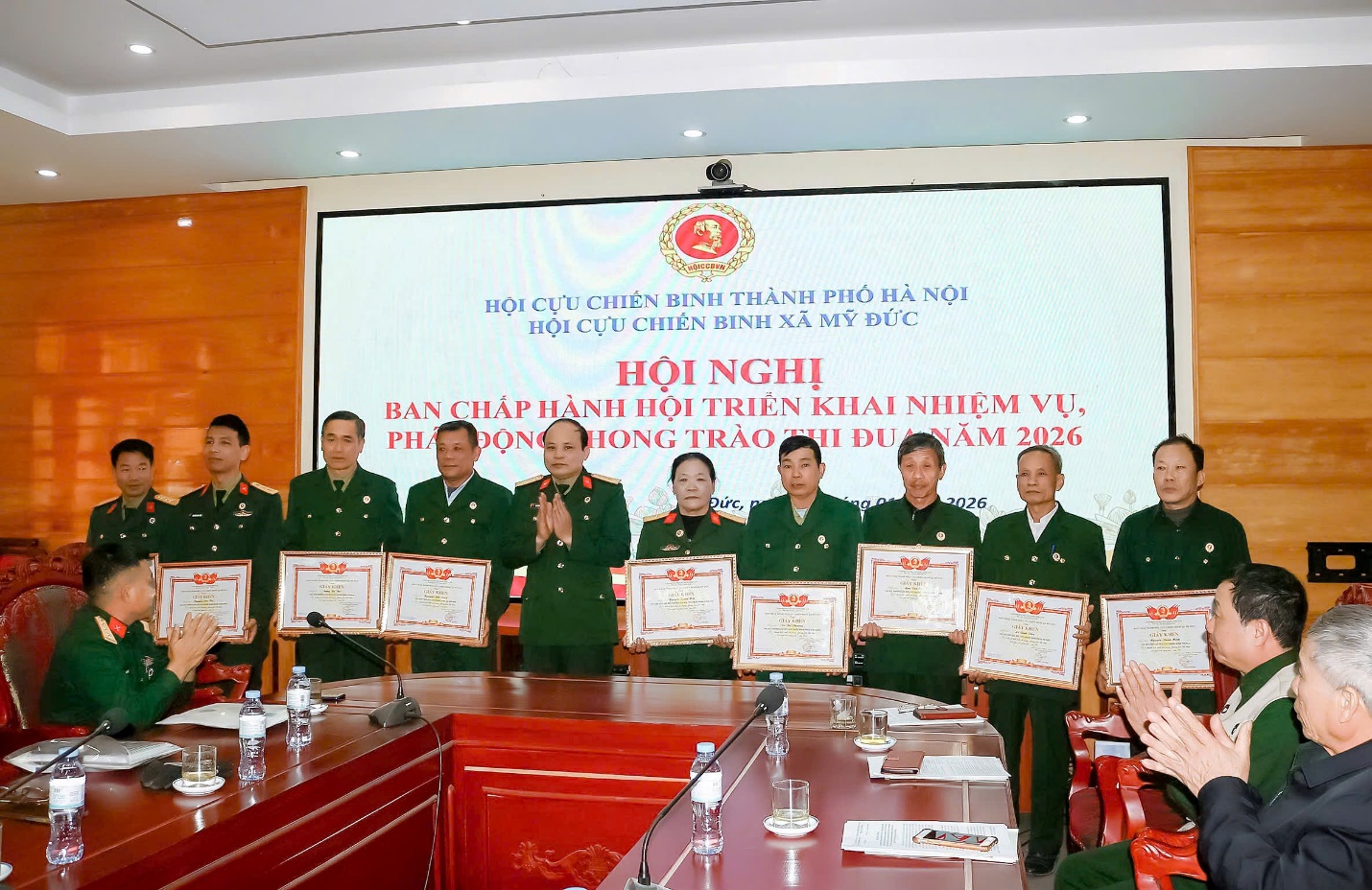 Hội CCB xã Mỹ Đức: Triển khai nhiệm vụ và Phát động phong trào thi đua năm 2026- Ảnh 9.