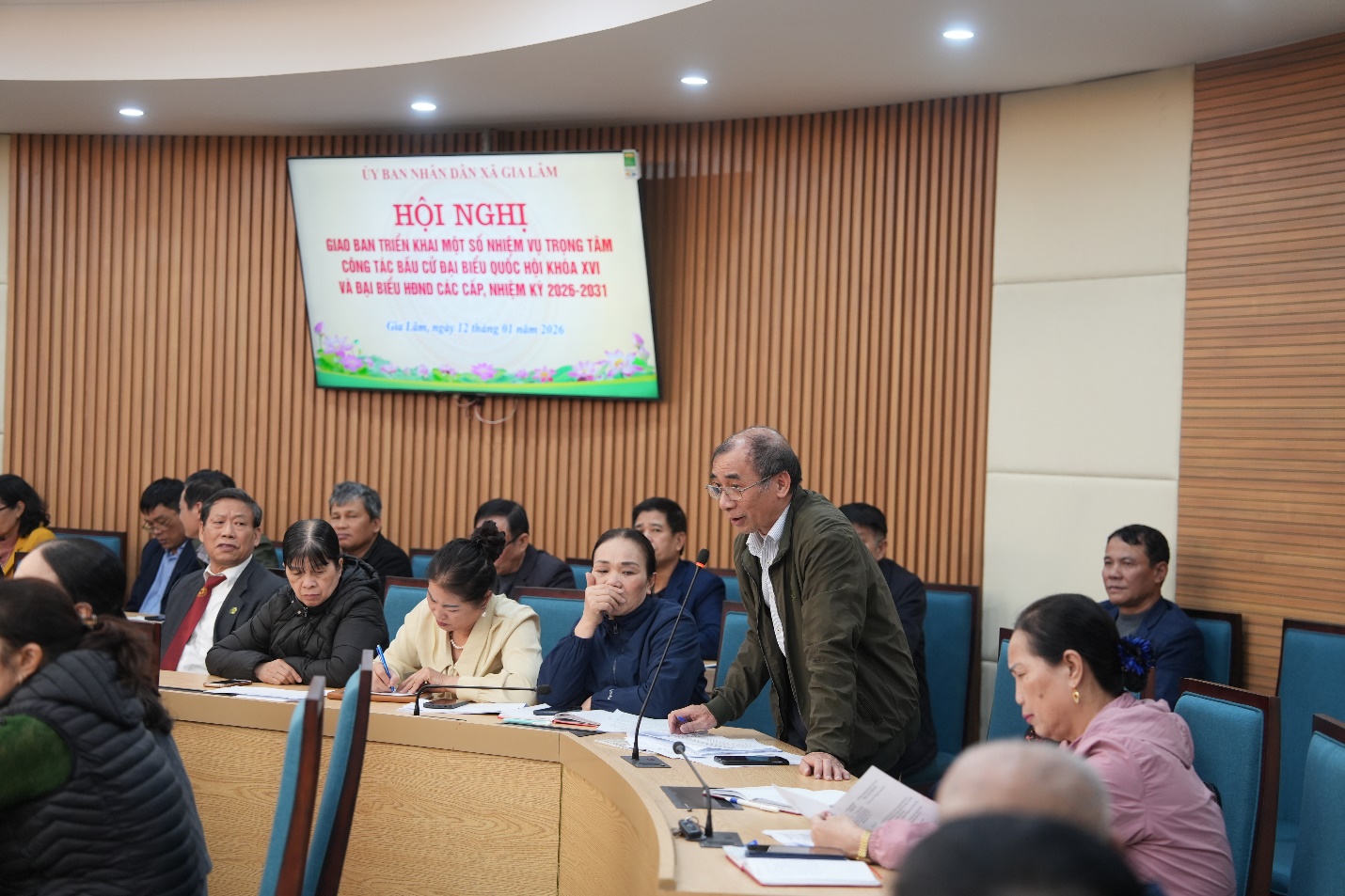 UBND xã Gia Lâm tổ chức hội nghị Giao ban triển khai một số nhiệm vụ trọng tâm công tác bầu cử đại biểu Quốc hội khóa XVI và đại biểu HĐND các cấp nhiệm kỳ 2026-2031- Ảnh 4.