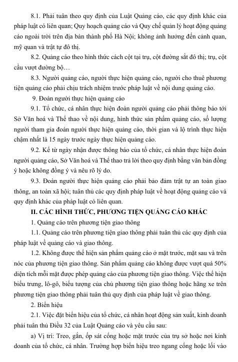 HƯỚNG DẪN VỀ BIỂN HIỆU VÀ BIỂN QUẢNG CÁO- Ảnh 6.