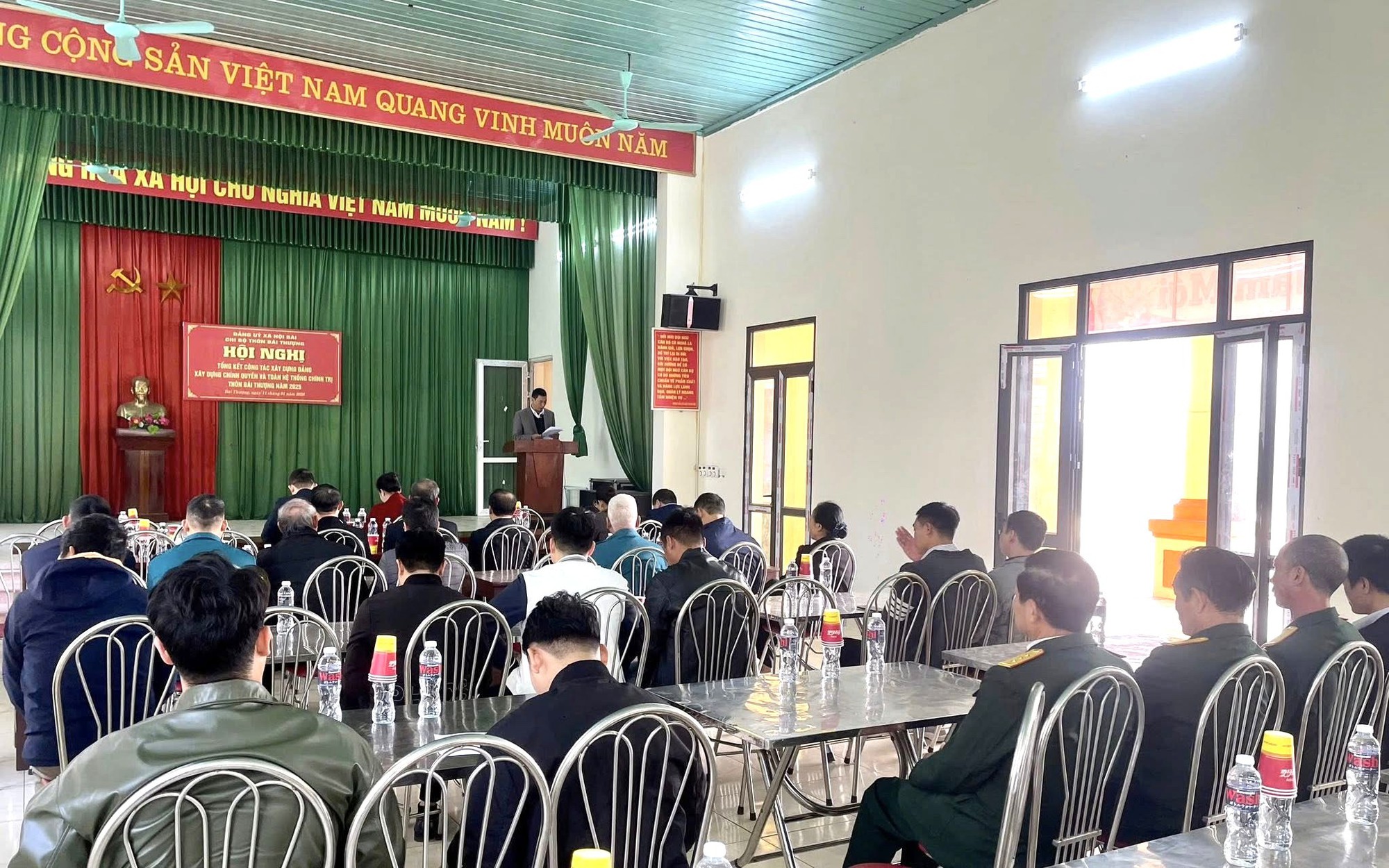 THÔN BÁI THƯỢNG TỔNG KẾT CÔNG TÁC XÂY DỰNG ĐẢNG, CHÍNH QUYỀN, BAN CÔNG TÁC MẶT TRẬN NĂM 2025