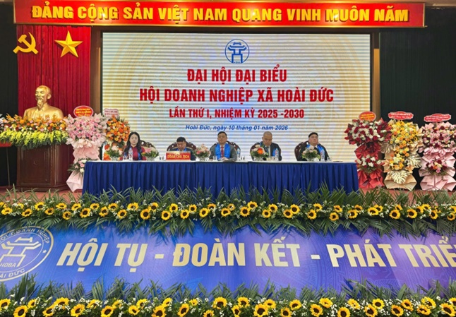 Đại hội đại biểu Hội doanh nghiệp xã Hoài Đức, lần thứ nhất, nhiệm kỳ 2025 – 2030- Ảnh 3.