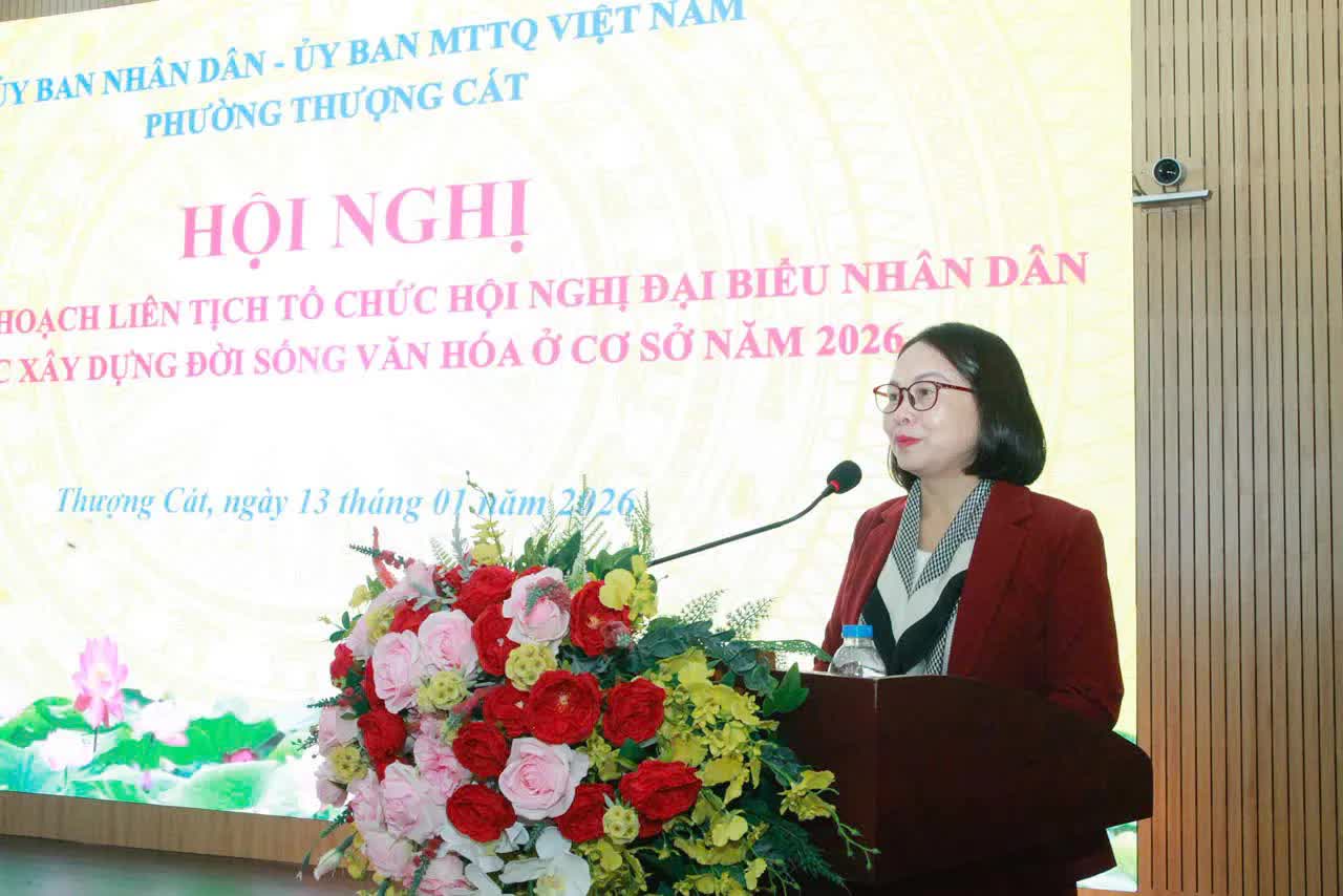 MTTQ phường Thượng Cát quyết tâm thực hiện thắng lợi các nhiệm vụ trọng tâm 2026- Ảnh 1.