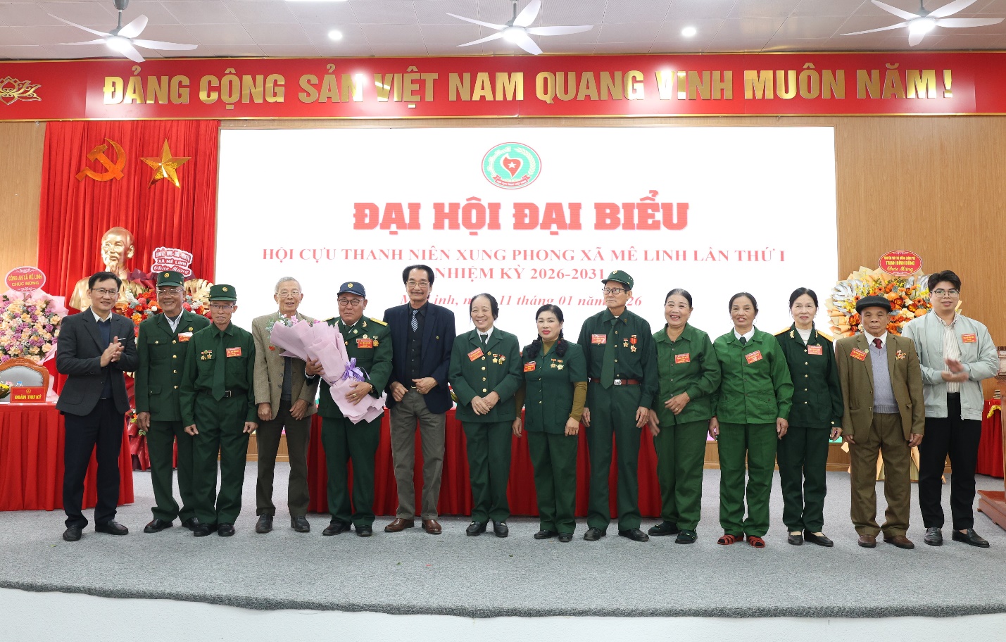 Đại hội Hội Cựu Thanh niên xung phong xã Mê Linh lần thứ I, nhiệm kỳ 2026-2031- Ảnh 4.