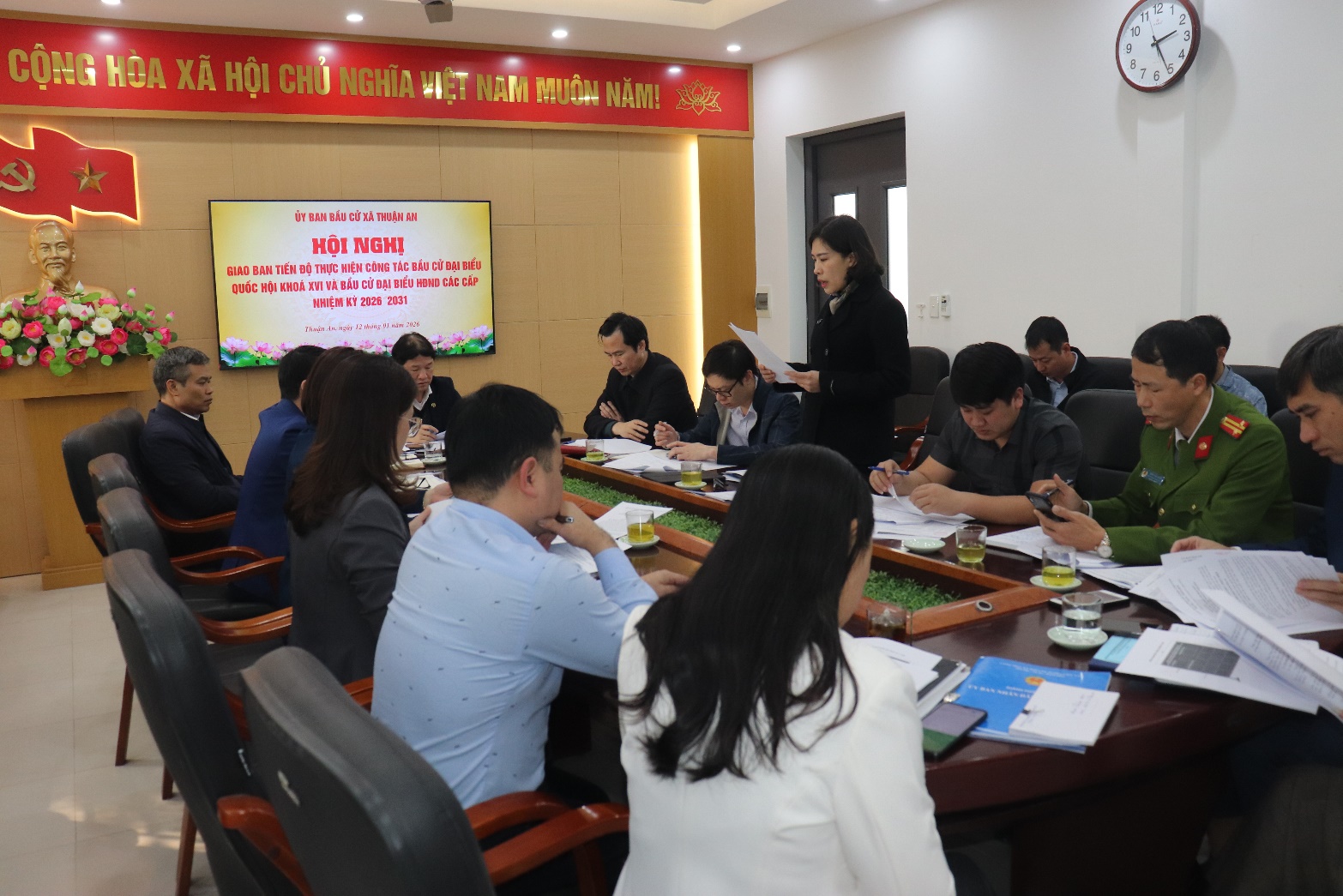 A group of people sitting around a table  AI-generated content may be incorrect.