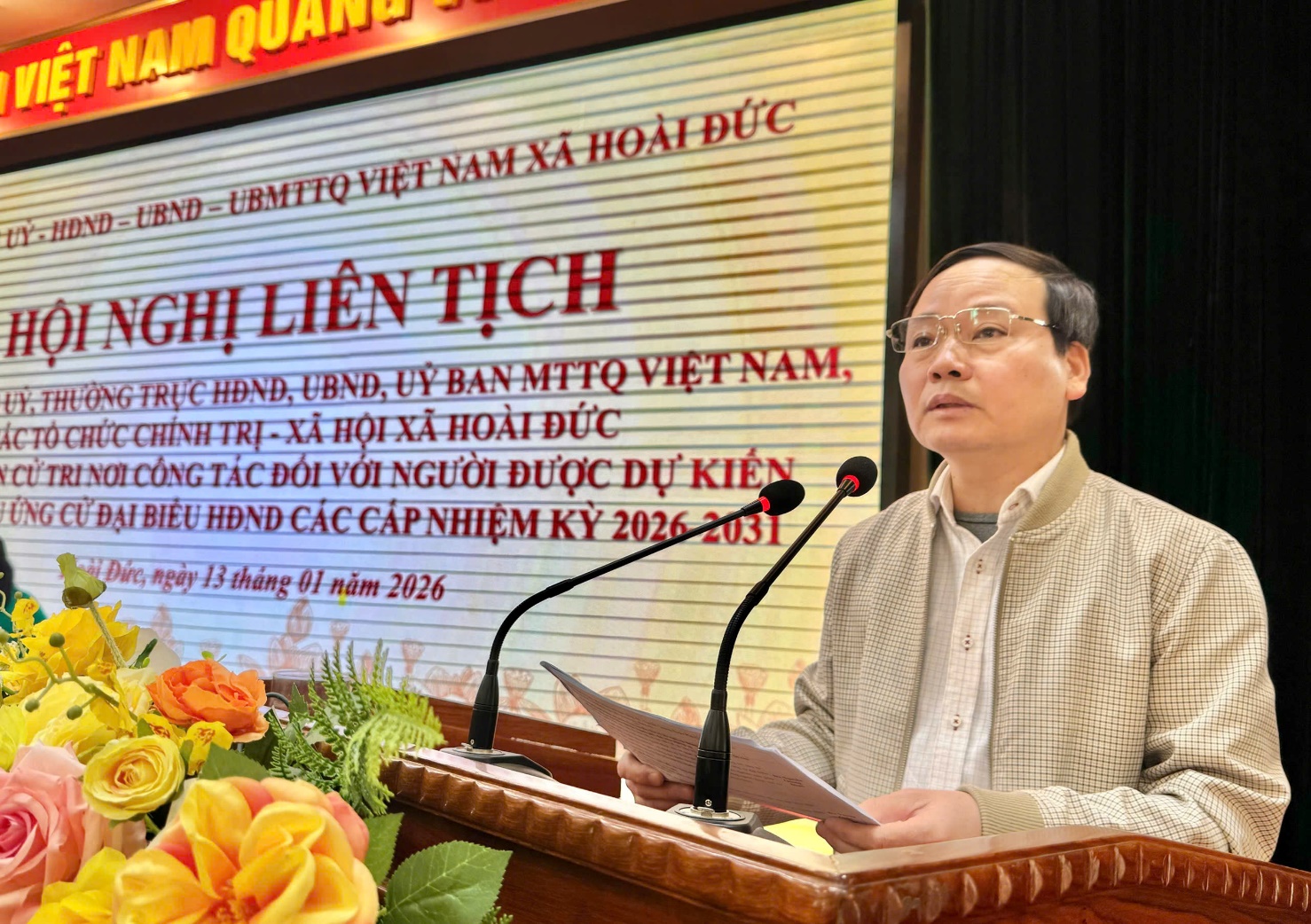 Đảng uỷ - HĐND - UBND - Uỷ ban MTTQ Việt Nam xã tổ chức hội nghị liên tịch lấy ý kiến cử tri nơi công tác đối với người được dự kiến giới thiệu ứng cử đại biểu HĐND Thành phố và đại biểu HĐND xã, nhiệm kỳ 2026-2031- Ảnh 4.