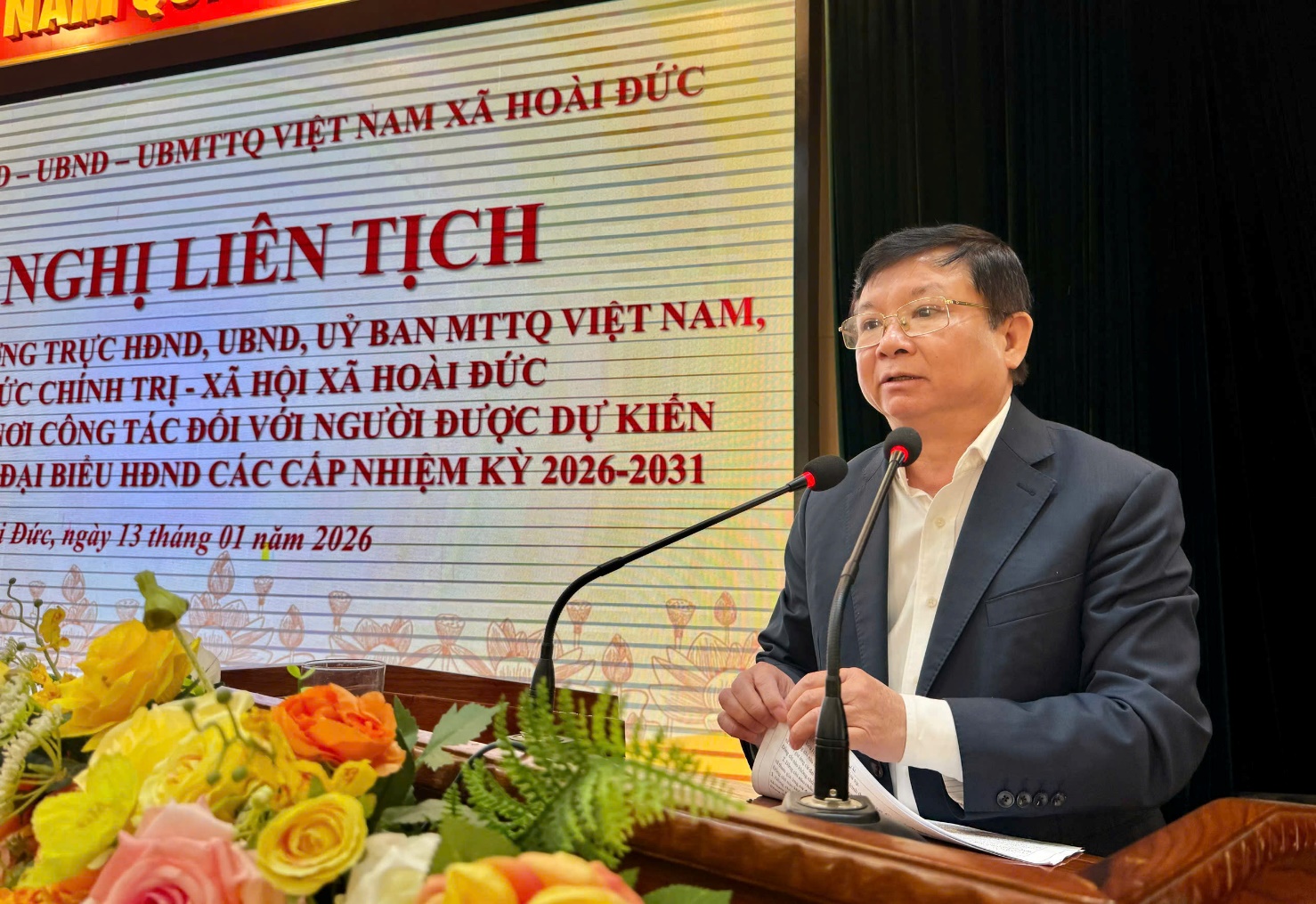 Đảng uỷ - HĐND - UBND - Uỷ ban MTTQ Việt Nam xã tổ chức hội nghị liên tịch lấy ý kiến cử tri nơi công tác đối với người được dự kiến giới thiệu ứng cử đại biểu HĐND Thành phố và đại biểu HĐND xã, nhiệm kỳ 2026-2031- Ảnh 5.