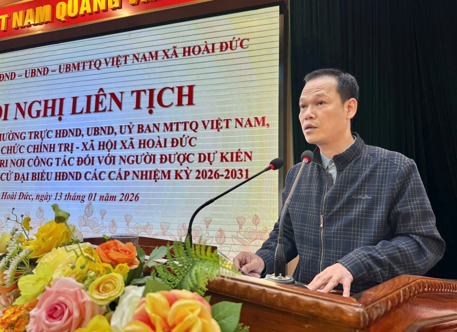 Đảng uỷ - HĐND - UBND - Uỷ ban MTTQ Việt Nam xã tổ chức hội nghị liên tịch lấy ý kiến cử tri nơi công tác đối với người được dự kiến giới thiệu ứng cử đại biểu HĐND Thành phố và đại biểu HĐND xã, nhiệm kỳ 2026-2031- Ảnh 6.