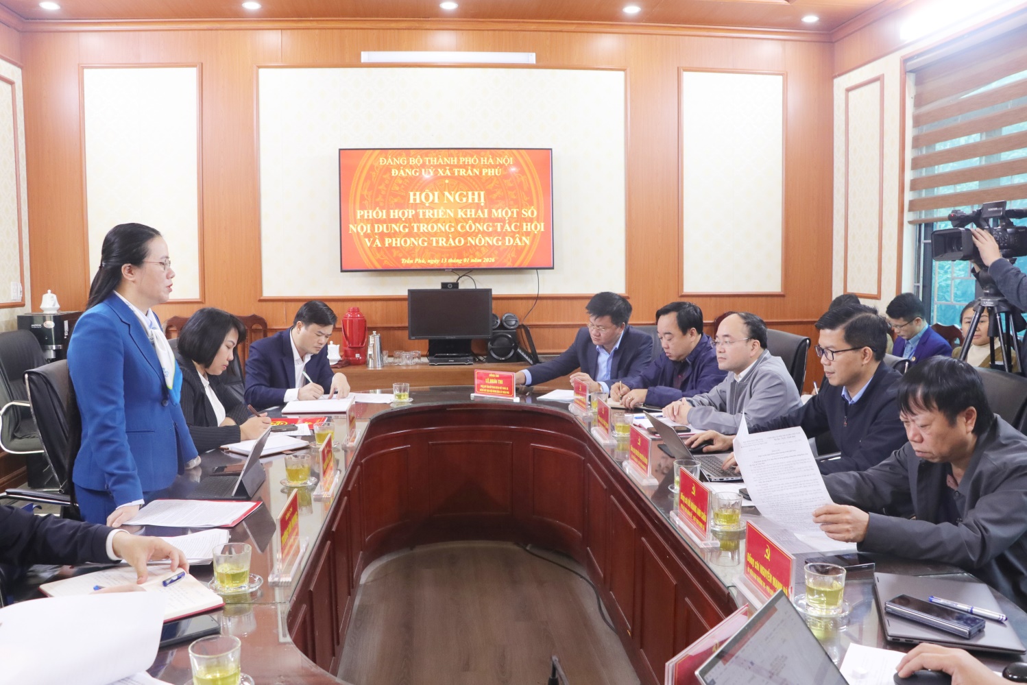 Hội Nông dân Thành Phố Hà Nội  khảo sát và làm việc thống nhất chương trình phối hợp với xã Trần Phú- Ảnh 3.