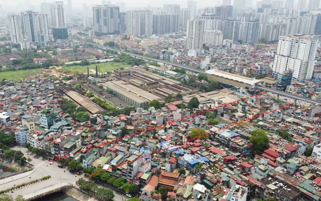 Đẩy nhanh giải phóng mặt bằng làm đường Vành đai 2,5 đoạn Nguyễn Trãi - Đầm Hồng