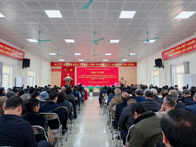 Phường Tương Mai: Công bố Quyết định thành lập Ban bầu cử đại biểu HĐND phường, nhiệm kỳ 2026-2031- Ảnh 2.