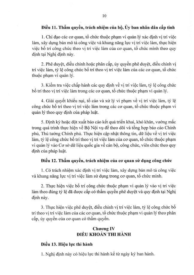 Nghị định số 361/2025/NĐ-CP của Chính phủ quy định chi tiết về nguyên tắc, trình tự, thủ tục xây dựng, thẩm quyền phê duyệt vị trí việc làm công chức- Ảnh 10.