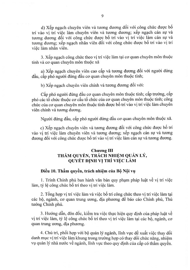 Nghị định số 361/2025/NĐ-CP của Chính phủ quy định chi tiết về nguyên tắc, trình tự, thủ tục xây dựng, thẩm quyền phê duyệt vị trí việc làm công chức- Ảnh 9.