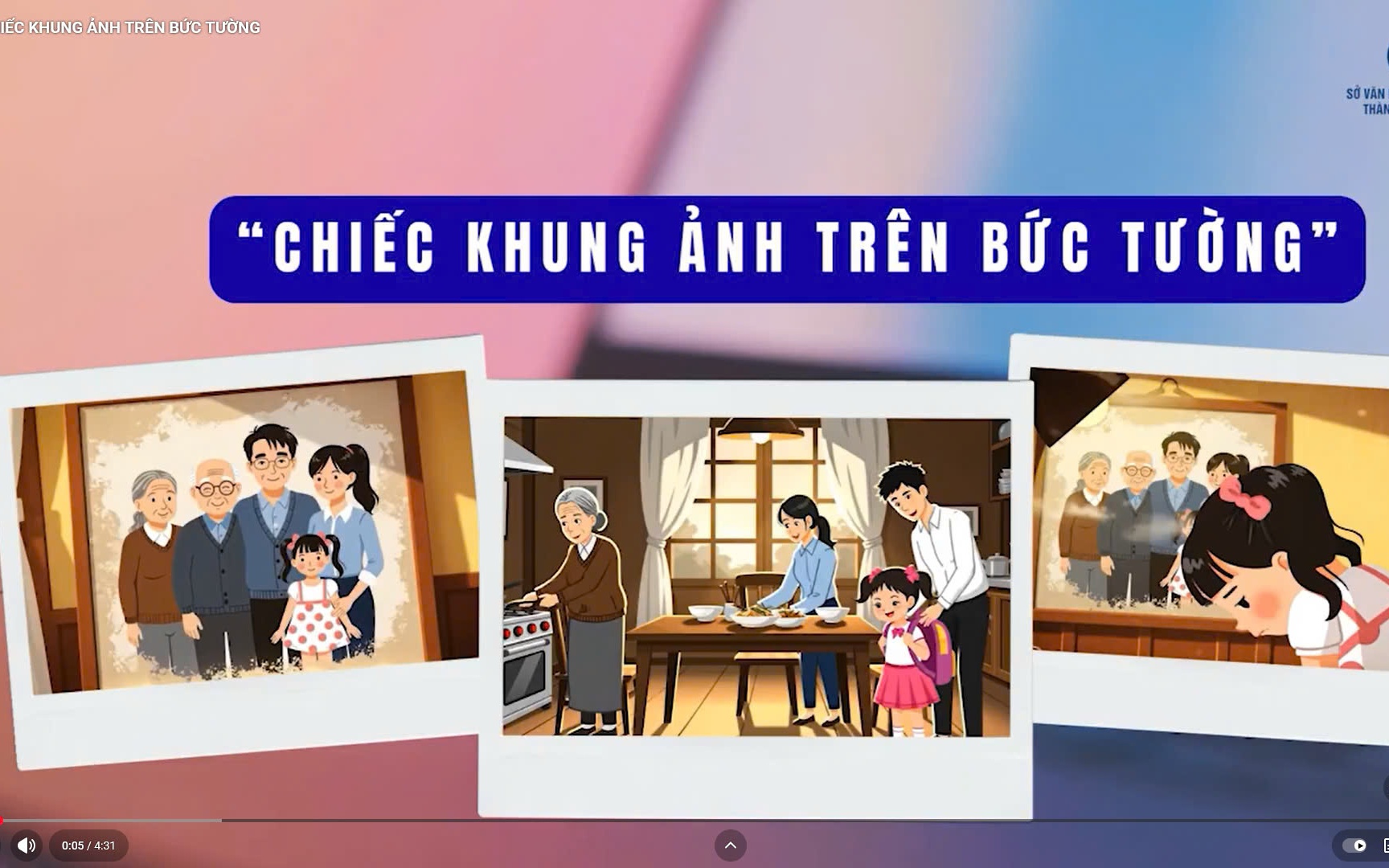 CHIẾC KHUNG ẢNH TRÊN BỨC TƯỜNG