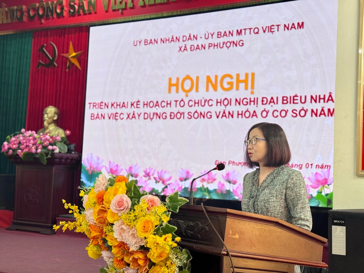 HỘI NGHỊ TRIỂN KHAI KẾ HOẠCH LIÊN TỊCH GIỮA UBND XÃ VÀ UB MTTQ VỀ TỔ CHỨC HỘI NGHỊ ĐẠI BIỂU NHÂN DÂN BÀN VIỆC XÂY DỰNG ĐỜI SỐNG VĂN HÓA Ở CƠ SỞ NĂM 2026- Ảnh 3.