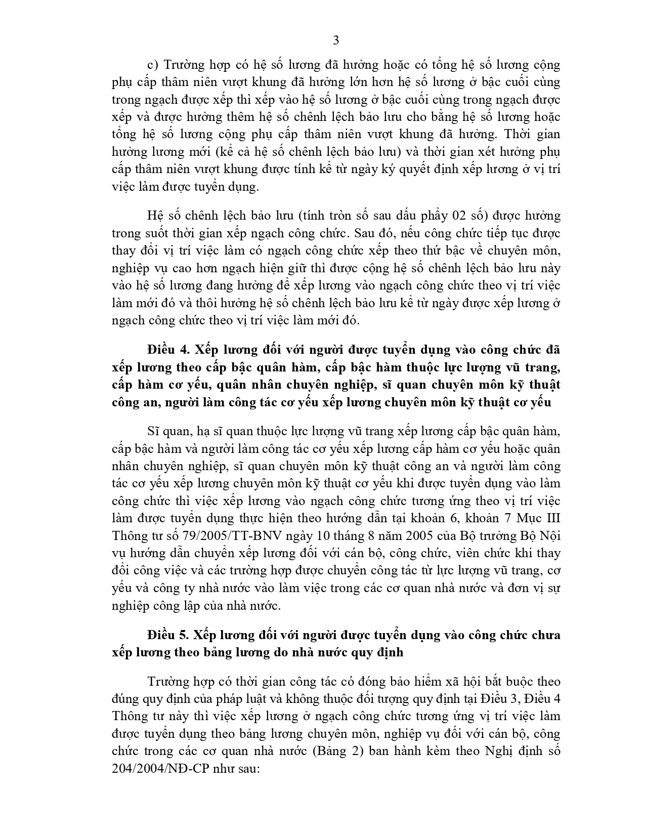 THÔNG TƯ 01/2026/TT-BNV hướng dẫn xếp lương đối với người được tuyển dụng vào công chức- Ảnh 3.
