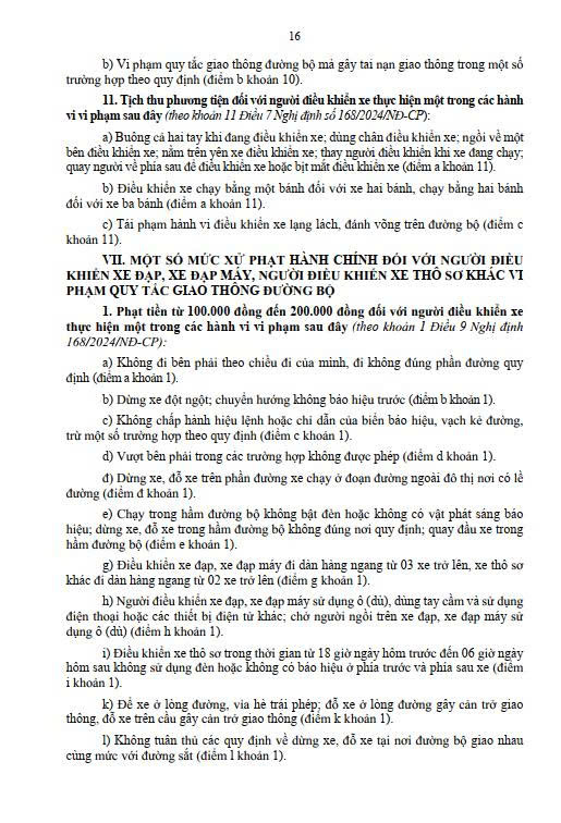 Một số quy định của Luật giao thông đường bộ- Ảnh 16.