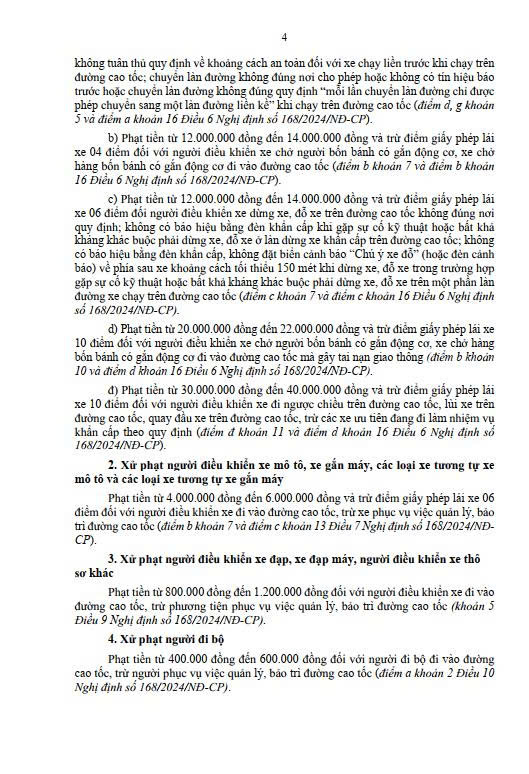 Một số quy định của Luật giao thông đường bộ- Ảnh 4.