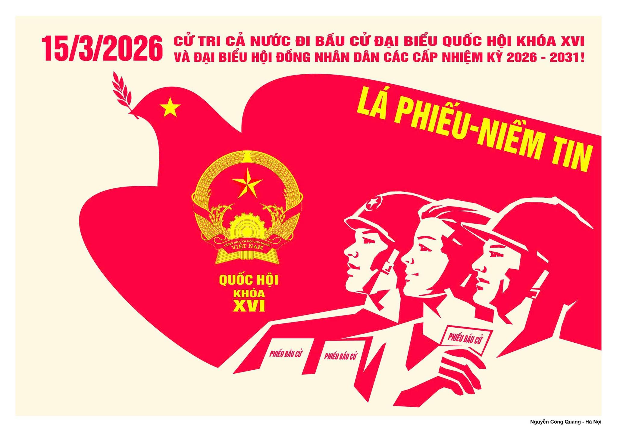 TỪ HÔM NAY (15/01/2026) CUỘC THI TÌM HIỂU VỀ BẦU CỬ ĐẠI BIỂU QUỐC HỘI KHÓA XVI VÀ ĐẠI BIỂU HỘI ĐỒNG NHÂN DÂN CÁC CẤP NHIỆM KỲ 2026-2031 GẮN VỚI THỰC HIỆN PHONG TRÀO "DÂN VẬN KHÉO" TRONG CÔNG TÁC BẦU CỬ CHÍNH THỨC BẮT ĐẦU