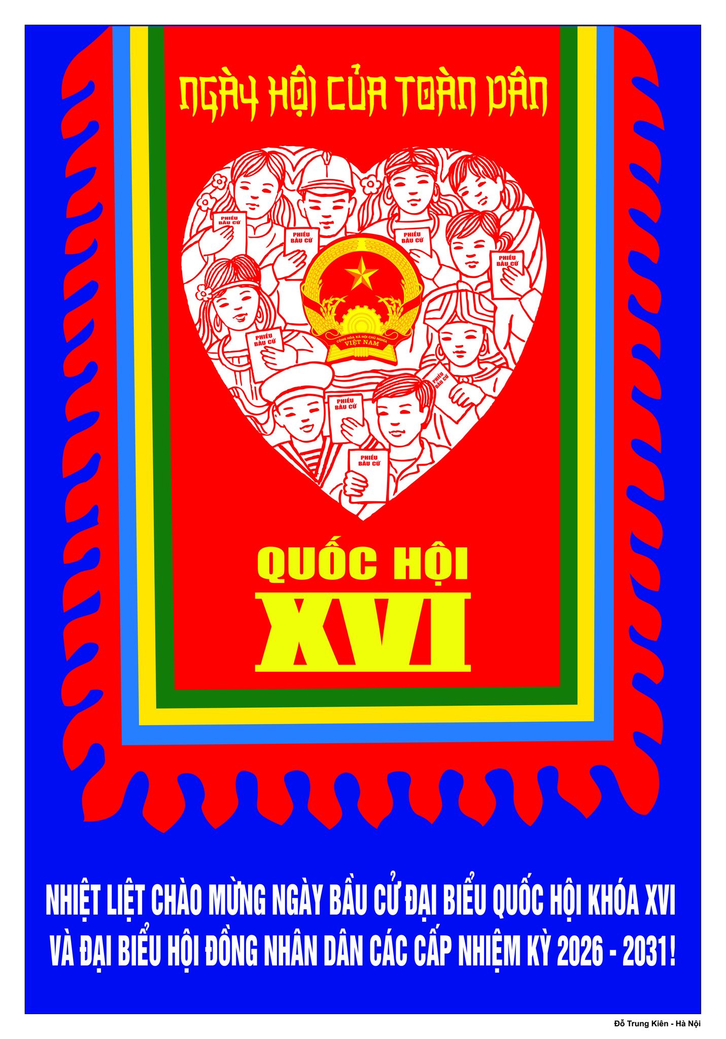 Những hình ảnh tuyên truyền về bầu cử- Ảnh 14.