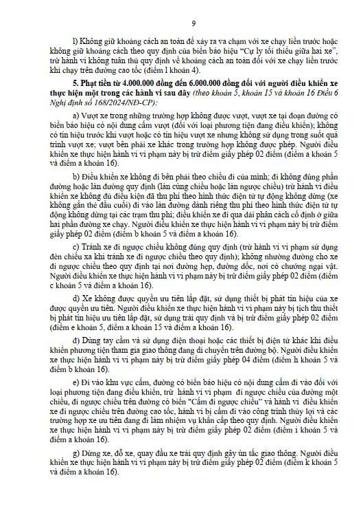 Một số quy định của Luật giao thông đường bộ- Ảnh 9.