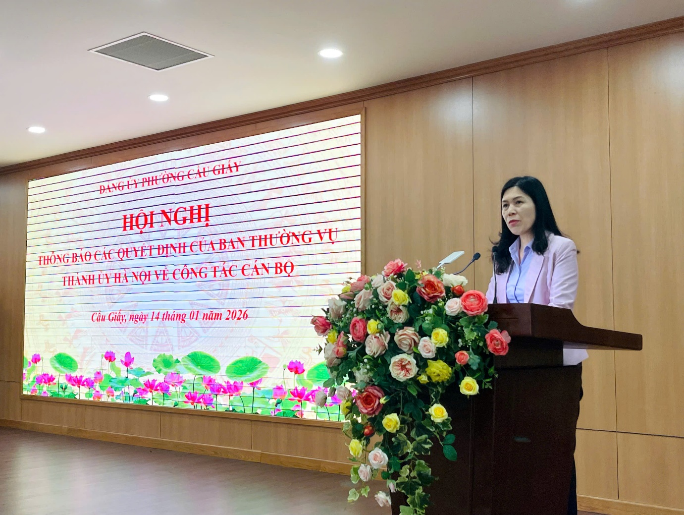 PHƯỜNG CẦU GIẤY THÔNG BÁO QUYẾT ĐỊNH CÔNG TÁC CÁN BỘ- Ảnh 5.