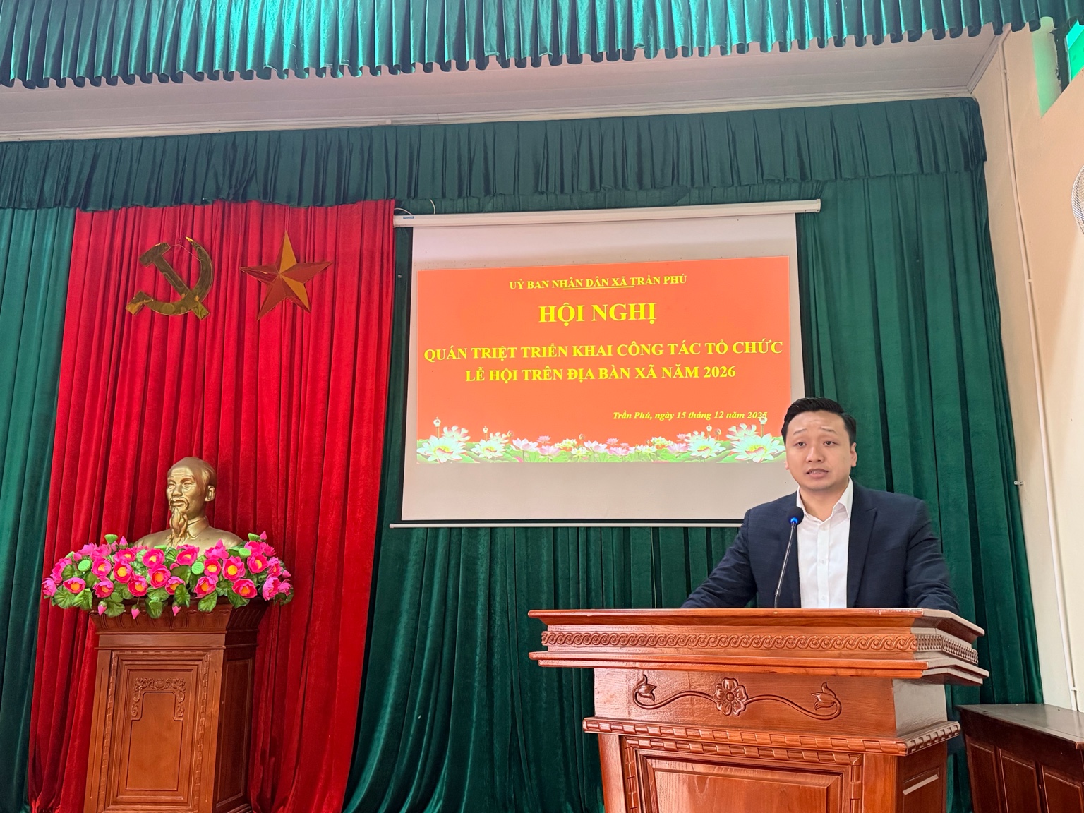 UBND xã Trần Phú triển khai kế hoạch tổ chức, quản lý lễ hội năm 2026- Ảnh 3.