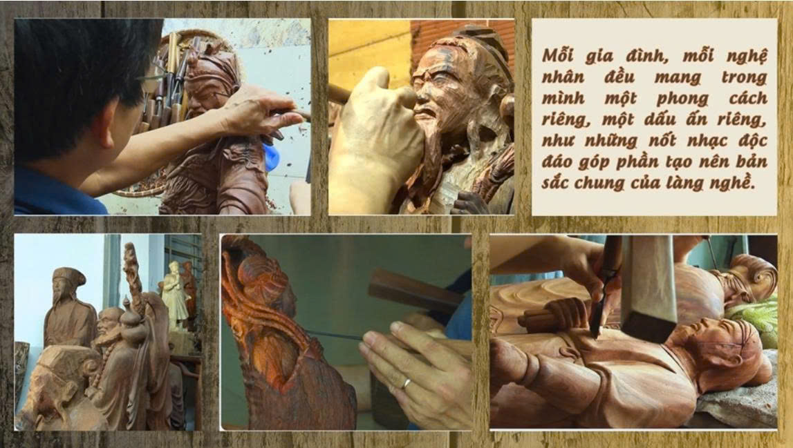 A collage of a person carving a statue  AI-generated content may be incorrect.