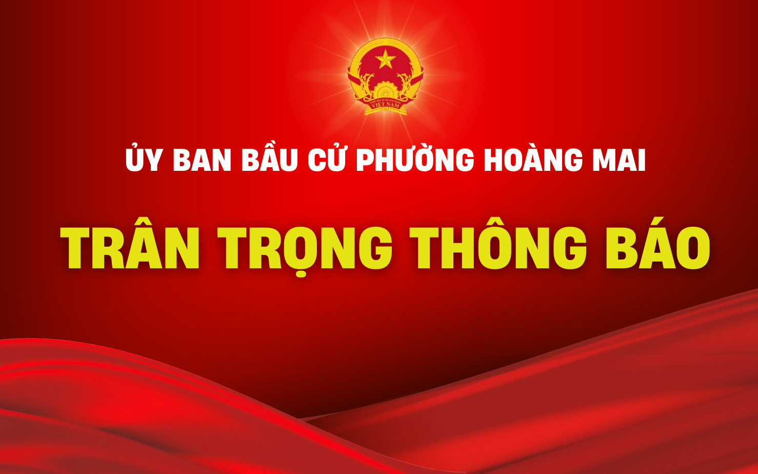 Ủy ban bầu cử phường Hoàng Mai triển khai công tác bầu cử