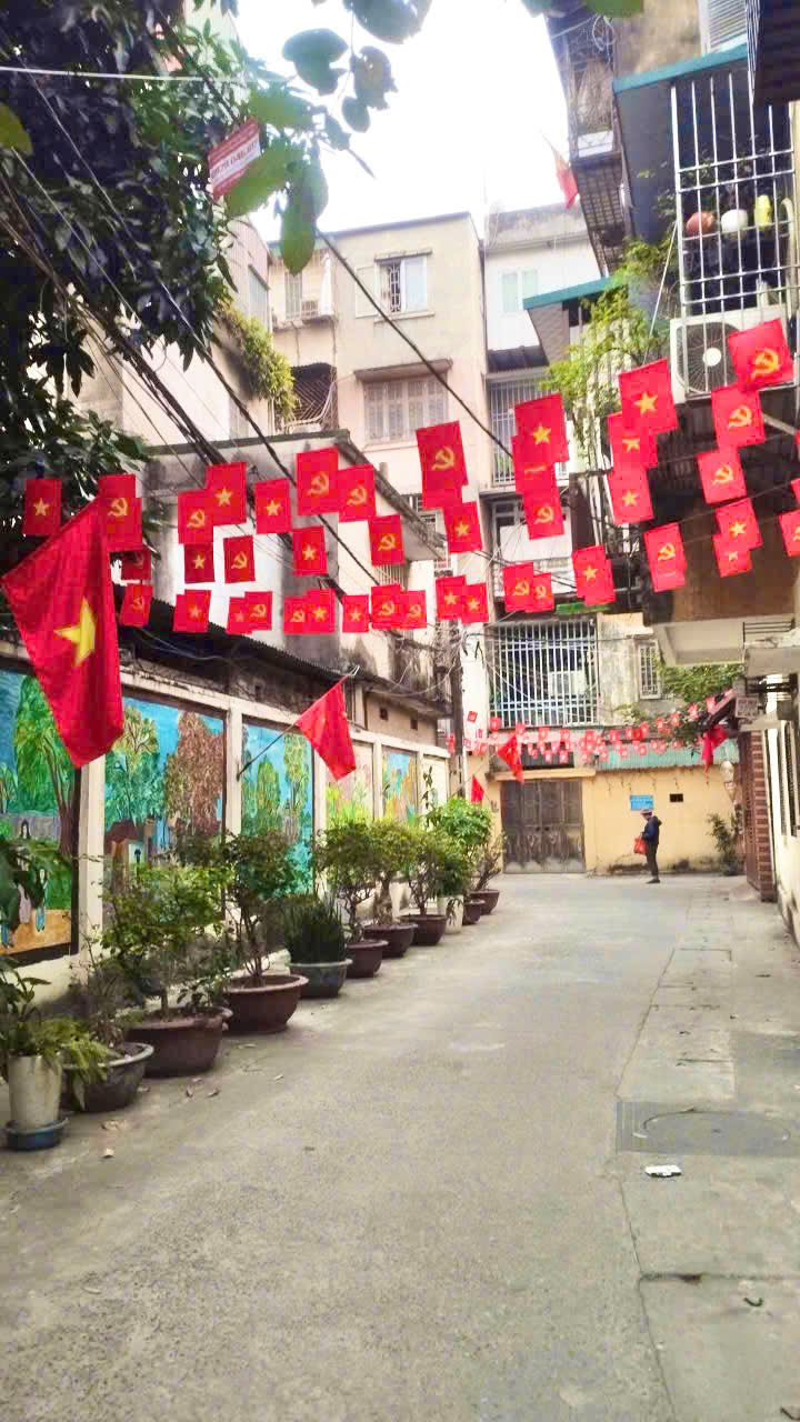 Phường Bạch Mai tổ chức các hoạt động trang trí, tuyên truyền chào mừng Đại hội đại biểu toàn quốc lần thứ XIV của Đảng; Chào năm mới 2026- Ảnh 8.