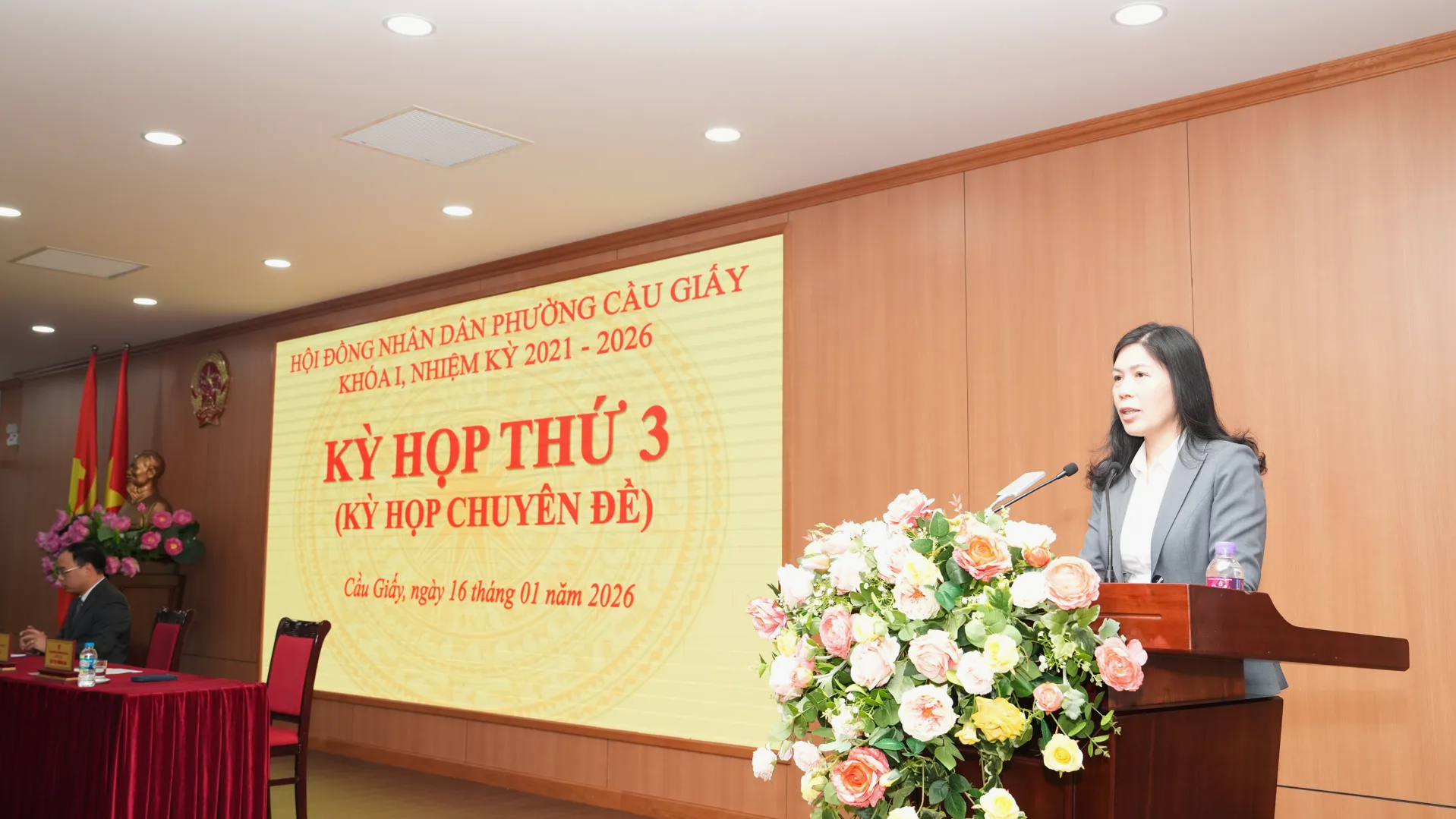 HĐND phường Cầu Giấy tổ chức Kỳ họp thứ 3 (kỳ họp chuyên đề)- Ảnh 3.