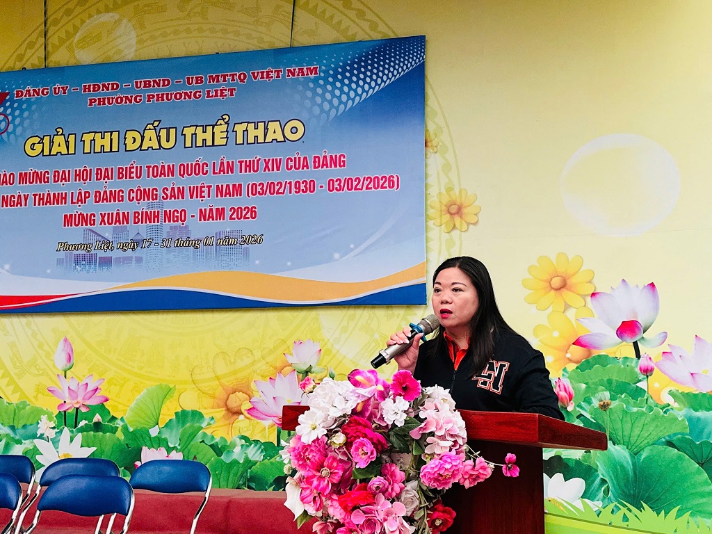 PHƯỜNG PHƯƠNG LIỆT: TỔ CHỨC CHUỖI HOẠT ĐỘNG VĂN HÓA VĂN NGHỆ, THỂ DỤC THỂ THAO CHÀO MỪNG ĐẠI HỘI ĐẢNG TOÀN QUỐC LẦN THỨ XIV VÀ MỪNG XUÂN BÍNH NGỌ 2026- Ảnh 2.
