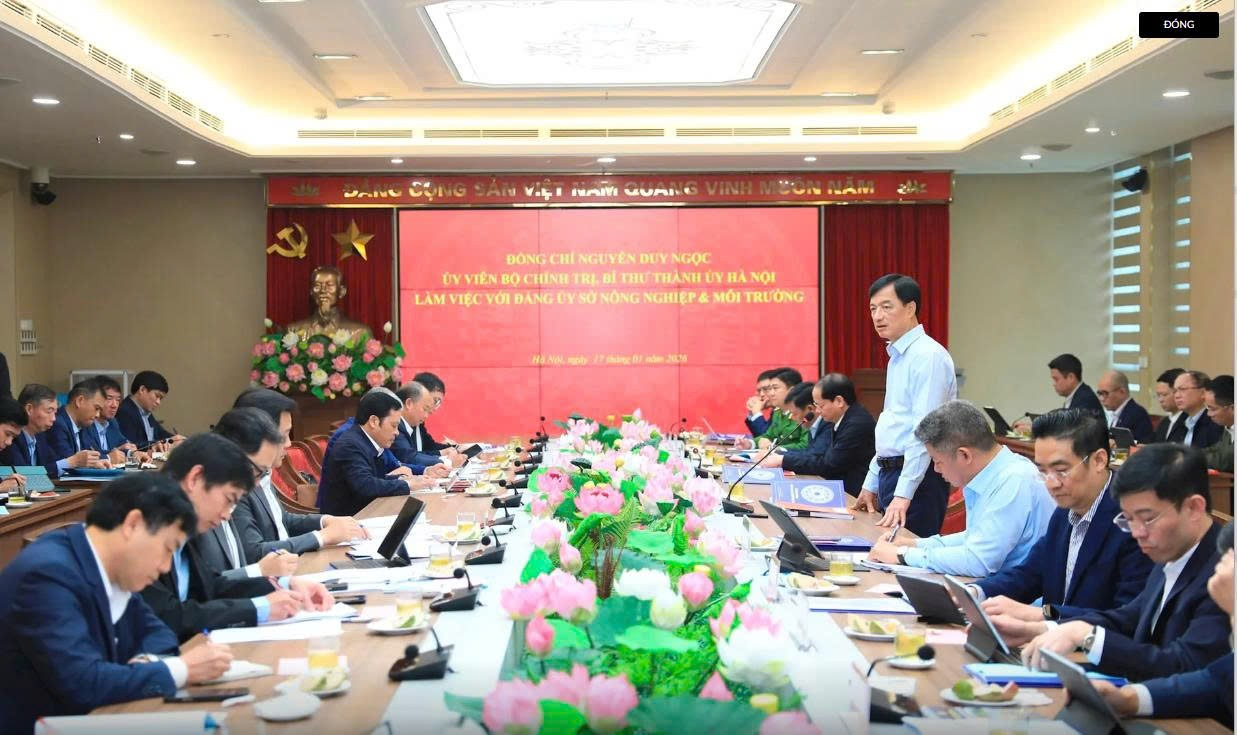Bí thư Thành uỷ Hà Nội Nguyễn Duy Ngọc: Giải quyết “điểm nghẽn” về môi trường phải căn cơ, tổng thể, cả trước mắt và lâu dài- Ảnh 3.