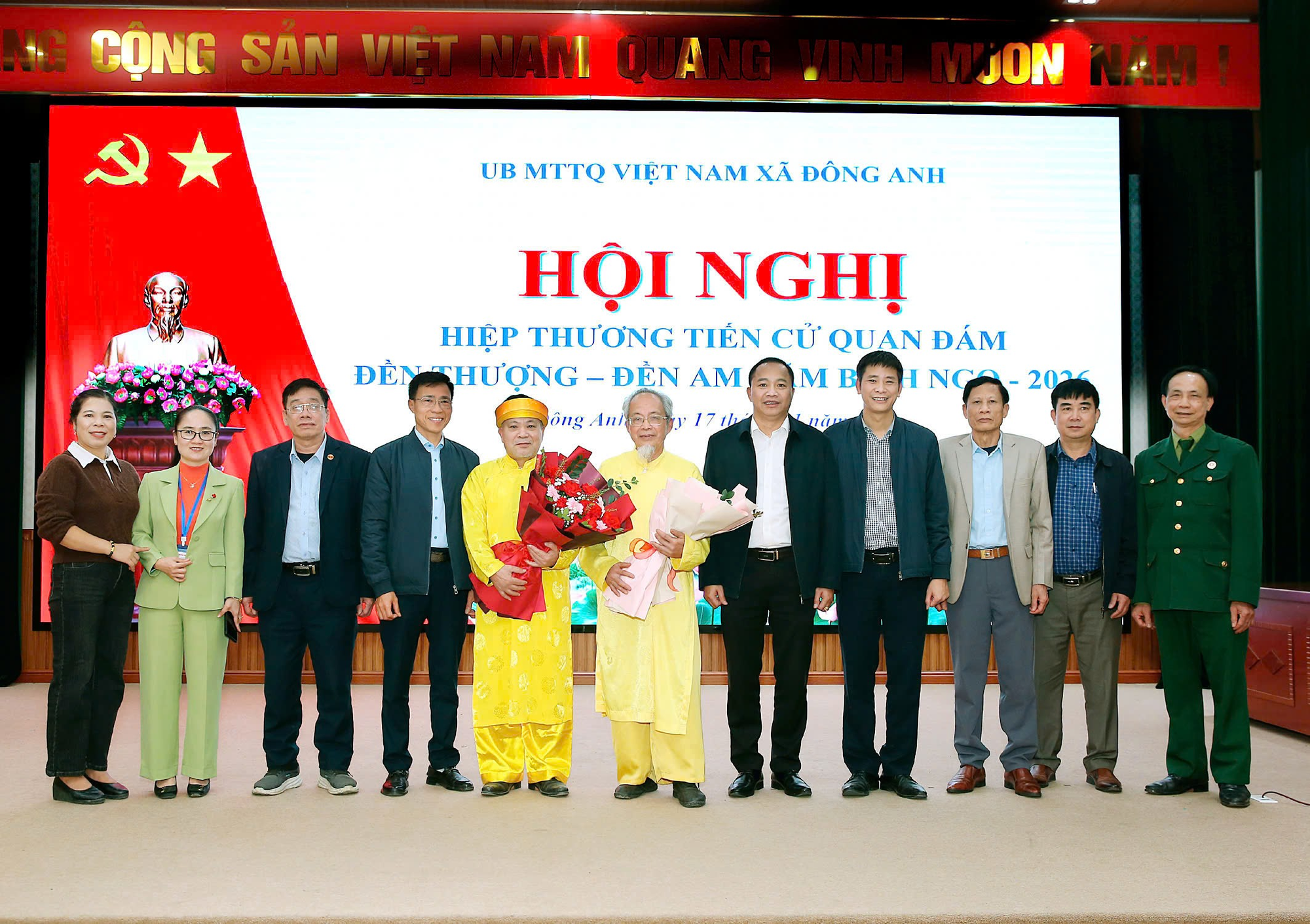 Hội nghị hiệp thương tiến cử Quan đám – gìn giữ nét đẹp văn hóa truyền thống Lễ hội Cổ Loa xuân Bính Ngọ 2026- Ảnh 3.