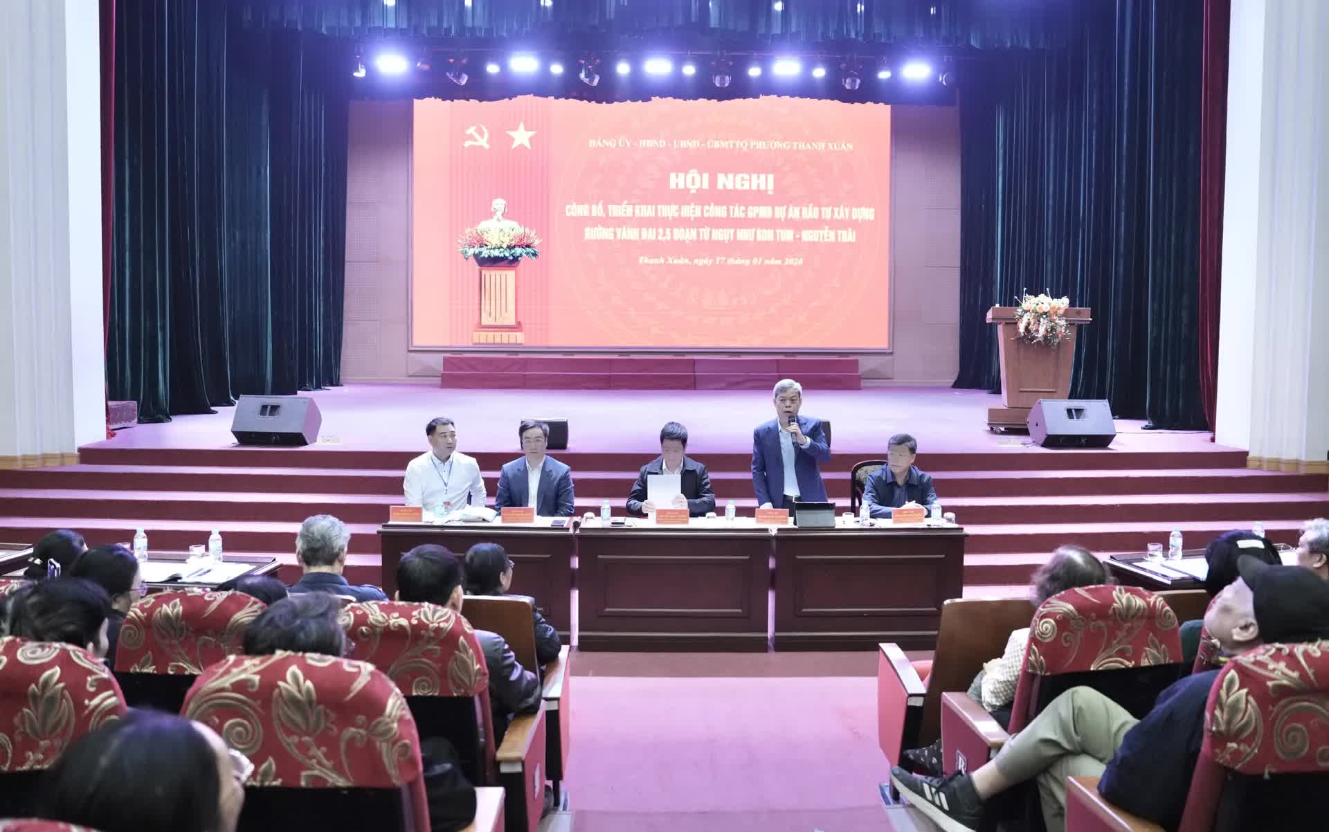 Phường Thanh Xuân quyết tâm giải phóng mặt bằng đường Vành đai 2,5 đúng tiến độ- Ảnh 9.