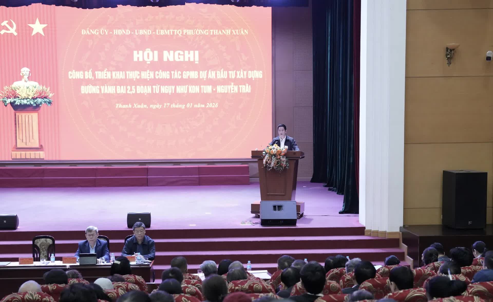 Phường Thanh Xuân quyết tâm giải phóng mặt bằng đường Vành đai 2,5 đúng tiến độ- Ảnh 10.