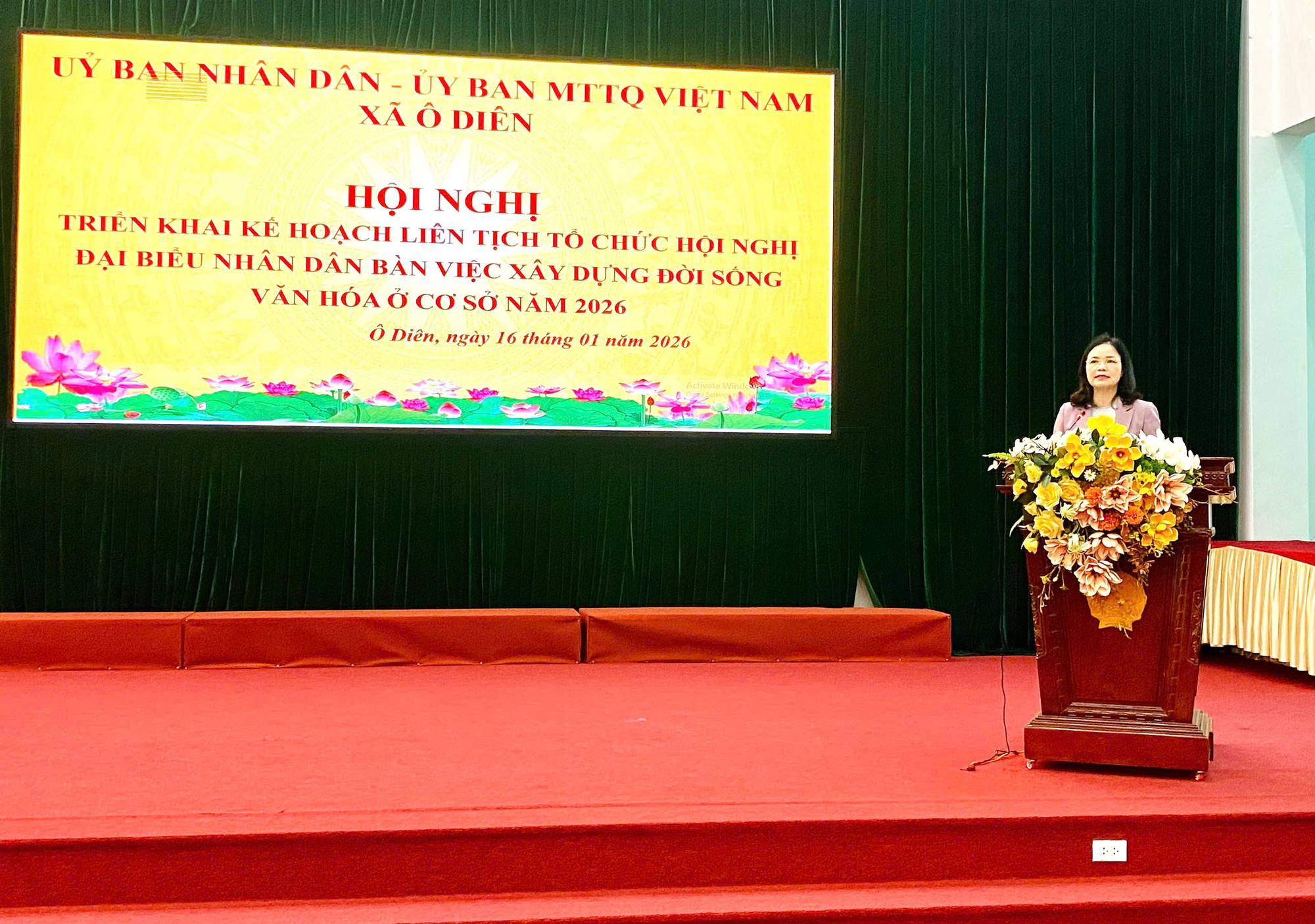 Ủy ban nhân dân và Ủy ban Mặt trận Tổ quốc Việt Nam xã Ô Diên phối hợp triển khai các Kế hoạch Liên tịch nhiệm vụ trọng tâm năm 2026- Ảnh 1.