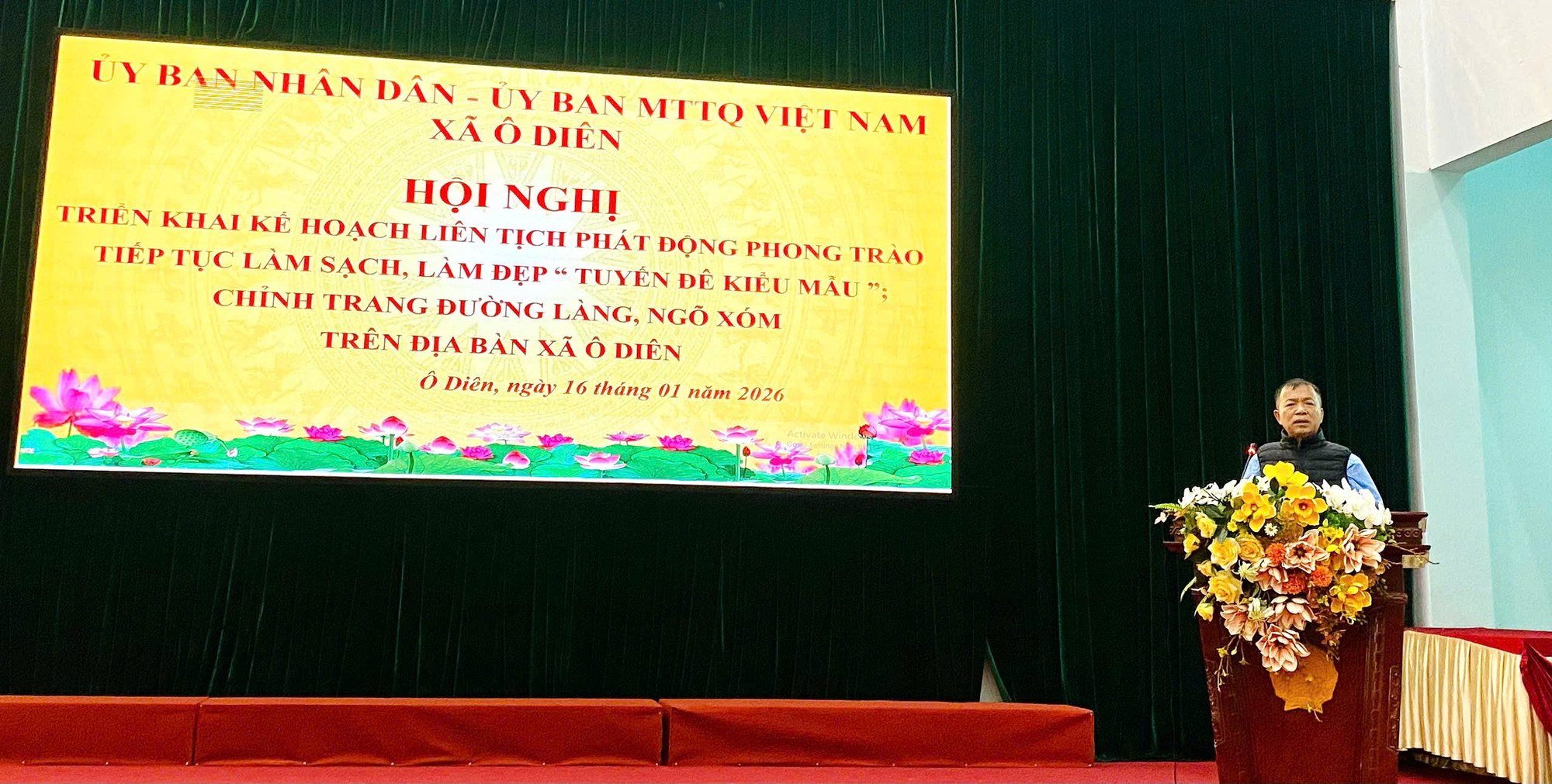 Ủy ban nhân dân và Ủy ban Mặt trận Tổ quốc Việt Nam xã Ô Diên phối hợp triển khai các Kế hoạch Liên tịch nhiệm vụ trọng tâm năm 2026- Ảnh 4.