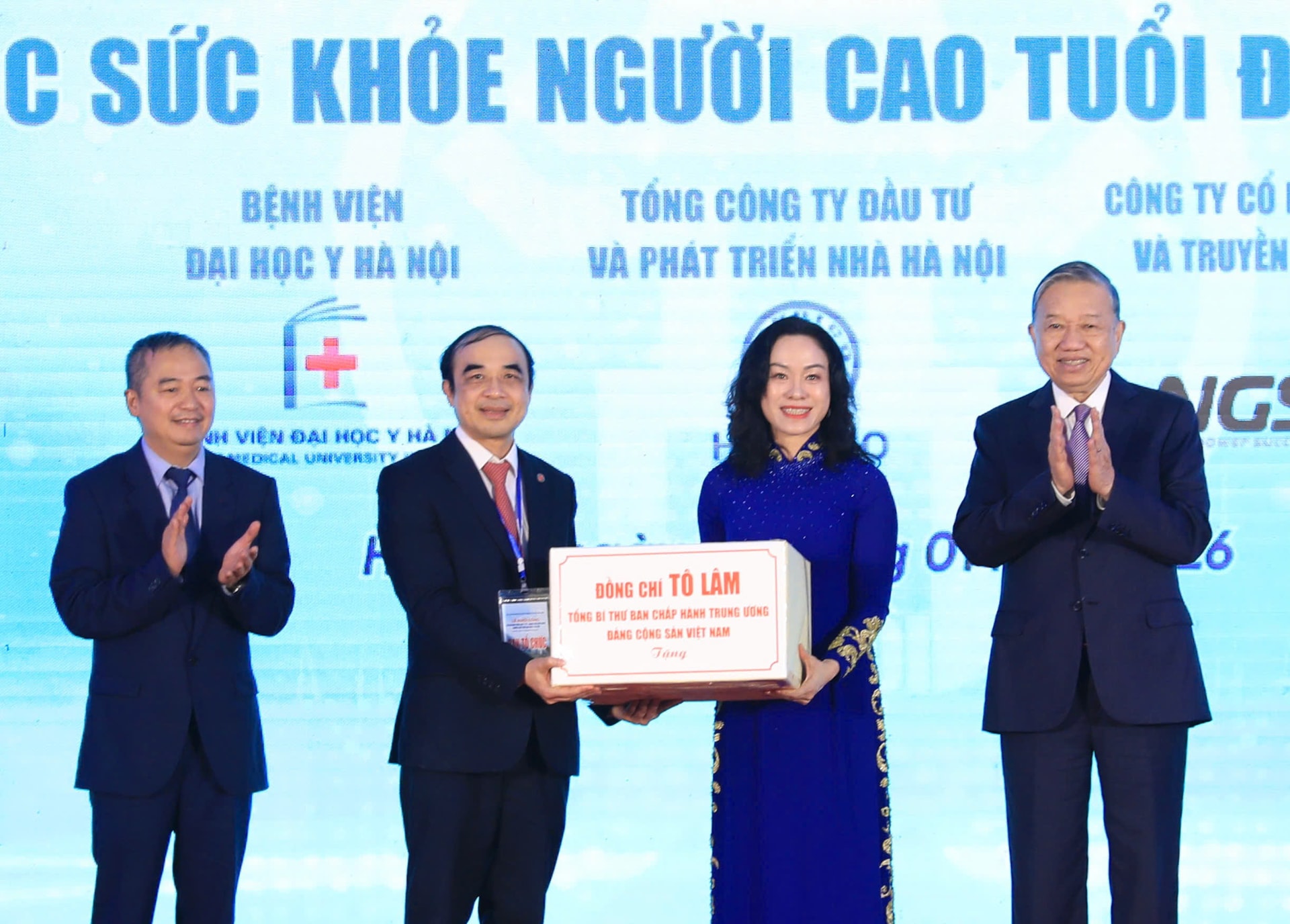 Tổng Bí thư Tô Lâm dự Lễ khởi công Dự án Khu phức hợp y tế - chăm sóc sức khỏe người cao tuổi- Ảnh 5.