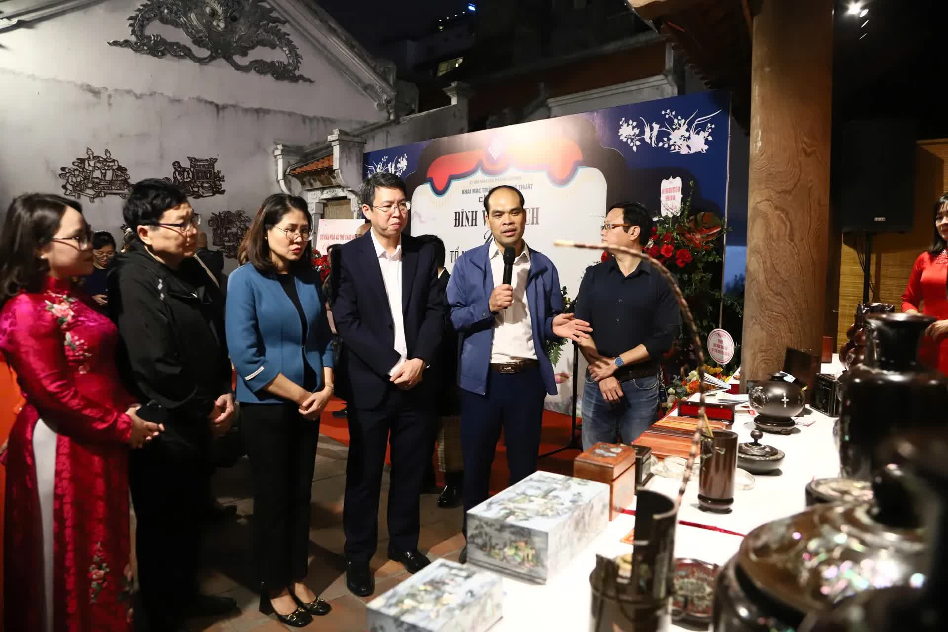 “Chuyện đình Vũ Thạch với tổ nghề chạm khảm” - nối tiếp "Chuyện đình trong phố", nơi di tích và nghề truyền thống song hành- Ảnh 1.